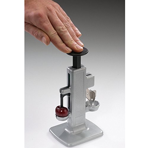 Westmark Kirschen- und Pflaumenentsteiner, Kombi-Entsteiner, Höhe: 23 cm, Aluminium/Edelstahl/Kunststoff, Steinex-Combi, 40202260 - 4