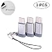 Produktbild leegoal USB-C to USB 3.0 Adapter, Micro USB Female to USB Type C Male Convert with Keychain for Samsung S9 S8 Plus Note 8 Google Pixel XL MacBook Pro ChromeBook (3 Pack)