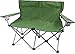 Produktbild 2-Sitzer Campingstuhl Doppelklappstuhl Campingsofa bis 250 Kg inkl. Tragebeutel und Getränkhalter in verschiedenen Farben Farbe Oliv