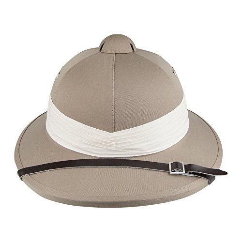 Village Hats Men's Pith Helmet -  Beige - One size