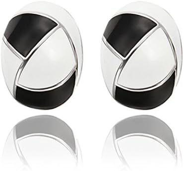 AnaZoz Fashion Jewelry Simple Personality Women Earrings 18K Real Gold Plated Earrings Geometric Shape For Women