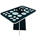 Pauler Vickers Makeup brush drying rack dry brush holder convenient and practical to dry brush (black)