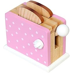 MAGNI- Grille-Pain en Bois, 1032P, Rose