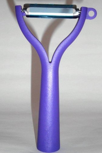 TUPPERWARE Schäler Universalschäler Rot D119 Schäler Flachschliff Wellenschliff 7229 - 3