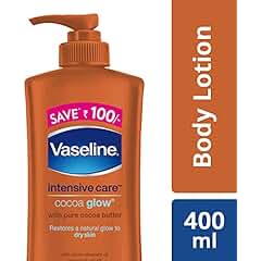 Vaseline Intensive Care Cocoa Glow Body Lotion, 400ml
