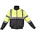 Produktbild COSTWAY Sicherheitsjacke Warnjacke Warnschutzjacke Pilotenjacke Arbeitsjacke Winterjacke gelb L/XL/XXL