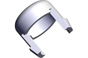 LE BÉTON FRANÇAIS Lot de 2 Boutons Blancs pour Poussette Yoyo/Yoyo+ / Yoyo² Babyzen permettant de Plier le Guidon - Handlebar joint Button - Couleur pièce détachée : BLANC X2