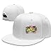 Produktbild Music Doodle Vector Material Solid Flat Bill Hip Hop Snapback Baseball Cap Unisex Sunbonnet Hat.