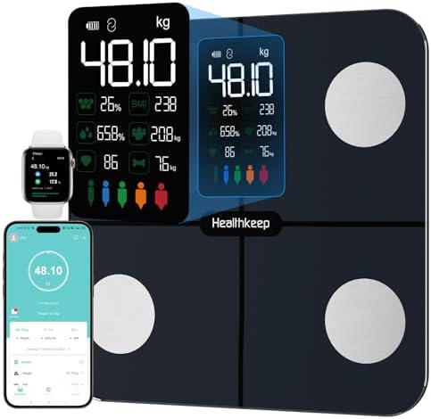 Bilancia Pesapersone Bilancia di Precisione con BMI Pesa Persona Bilancia Pesapersone Digitale Bluetooth