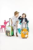 Lässig Trolley Kindertrolley stabil Reisegepäck Kinder Reisekoffer Koffer mit Packriemen, Reißverschlussfach, Namensschild, Little Tree Fox - 7