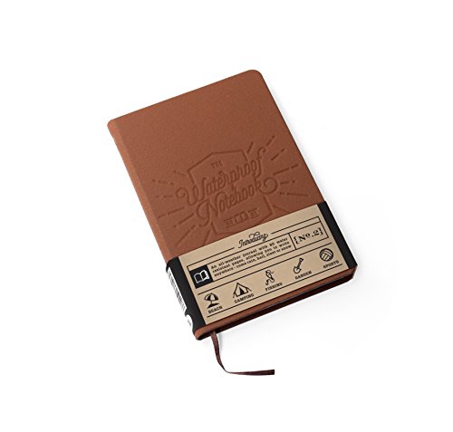 Luckies of London The Waterproof Notebook - Taccuino impermeabile in carta di pietra, idea regalo per viaggio
