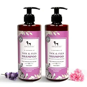 Heads Up For Tails Natural Tick & Flea Repellent Dog Shampoo - 500ml Each - Pack of 2