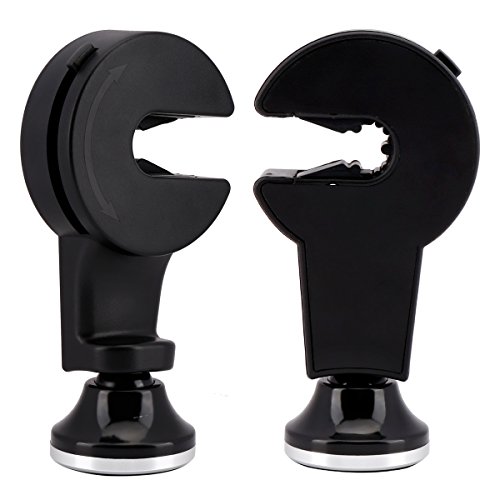 Moonmini Magnetico Telefono Auto Supporto, Magnetic Car Mount Supporto magnetico per cellulare Hunks Organizer per auto poggiatesta gancio per Smartphone iPhone iPad Tablet GPS ed E-Reader