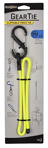 Nite Ize Gear Tie Clippable Twist Tie - Yellow 24 Inch