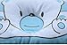 Umiwe(TM) Blue Bear Soft Cotton Baby Infant Toddler Sleeping Flat Head Support Pillow Positioner With Umiwe Accessory