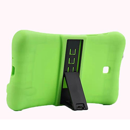 NEWSTYLE Samsung Galaxy Tab 4 7.0 Kinderfreundliche Silikon Hülle Schutzhülle Tasche Case für Samsung Tab 4 SM-T230 / T231 / T235 (7 Zoll) – Grün - 2