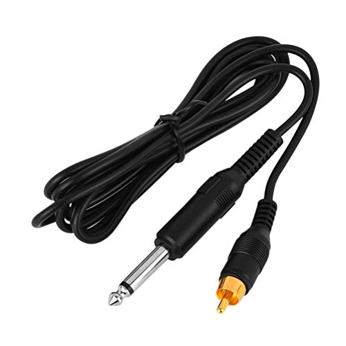 Healifty 1pc Tattoo Machine General Clip Cord Soft Wire Tattoo Clip Cords Silicone Soft Wire Tattoo Hook Line (Black)