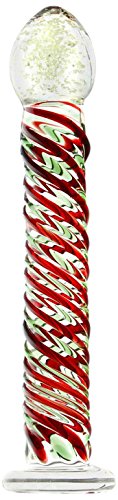 Preisvergleich Produktbild GlassIntimo Glasdildo SORA Weihnachts Edition 21 * 4cm