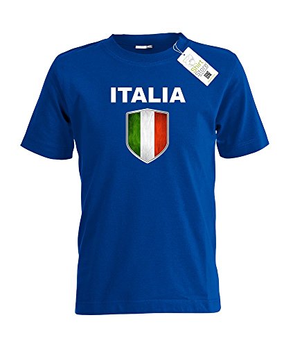 ITALIA WAPPEN – ITALIEN – KIDS – ROYALBLAU – T-SHIRT by Jayess-Kids Gr. 134/146