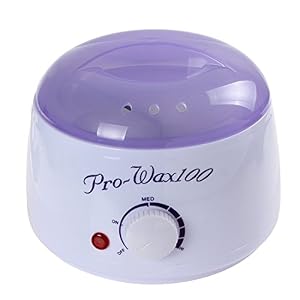 Epilator hair removal - Warmer Wax Heater + Paraffin Wax + 50 waxing paper strips + gloves + 10 Waxing Spatulas - Image 3