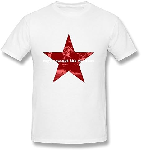 Men's Rage Against The Machine Logo Crew Neck T Shirts XX-Large