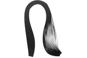 ODETOJOY Paper quilling Carta 5 mm verde bianca lunghezza Paper quilling 120gr DIY decorazione regalo di carta per origami strisce quilling nero