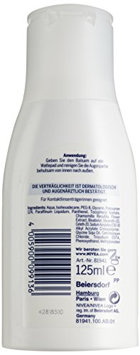 Nivea Augen Make-Up Entferner Balsam wasserfest, 1er Pack (1 x 125 ml) - 2