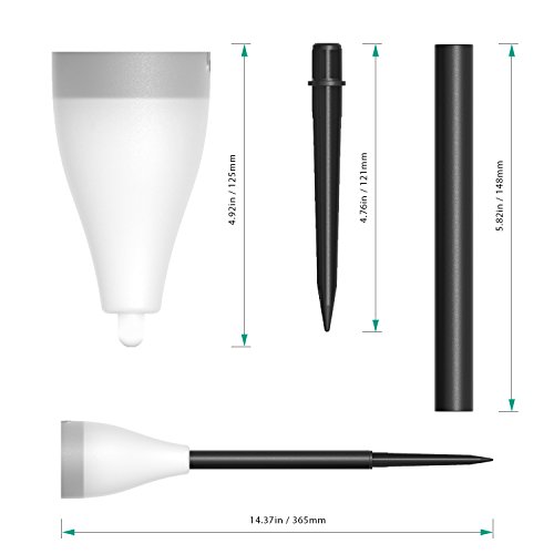Aglaia Solarleuchten garten LED, 6 Stück Wasserdicht Solarleuchte, 7 Farben und 3 Beleuchtungsmodus mit Erdspieß für Garten Balkon und Terrasse. - 2