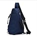 Produktbild FHGJ Schultertasche Männer Tennis Rucksack Große Kapazität Tasche Lässige Schulter Messenger Bag,Blue