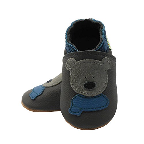 Sayoyo Bär WeichesLeder Lauflernschuhe Krabbelschuhe Babyschuhe - 2
