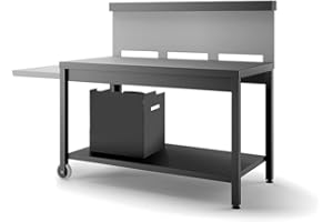 Forge Adour Chariot pour Plancha Noir/Gris Clair - TRCANG1