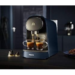 Philips Capsules Cafetière Express LM8012/41 L'OR Barista Bleu (Double capsule) 1 litre Plastique