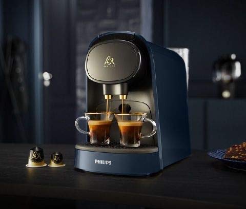 Doble CAPUSLA Philips CAFETERA Express LM8012/41 LOR Barista Azul Café y té  Cafeteras