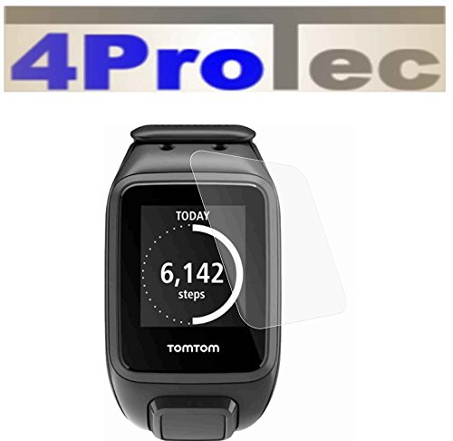 Preisvergleich Produktbild TomTom Spark (4 Stück) GEHÄRTETE Displayschutzfolie Bildschirmschutzfolie ANTIREFLEX Schutzhülle Displayschutz Displayfolie Folie