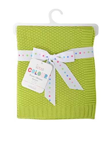 Silver Cloud Love Cotton Blanket (Lime)