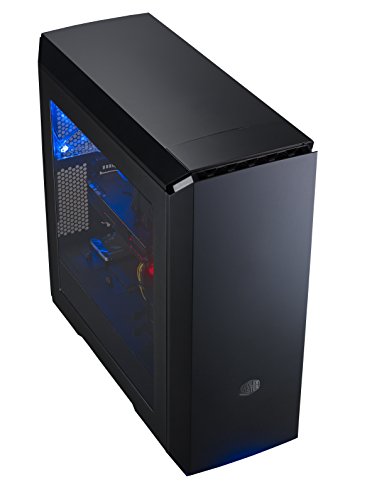 Cooler Master MasterCase Pro 6 Blue LED PC-Geh  use  ATX  micro-ATX  Mini-ITX  USB 3 0  Seitenfenster  MCY-C6P2-KW5N