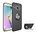 Produktbild Hülle Samsung Galaxy S7 edge,Silikonhülle Samsung Galaxy S7 edge,SaKuLa Neu Original Samsung Galaxy S7 edge Handyhüllen mit Metall 360 Rotation Verstellbarer Ring Grip Halter Ständer Personalized Design Kompatibel mit Magnetischer Autohalterung,Ultradünnen Slim Fit Stoßdämpfung Silikon Stoßfänger Tasche Handytasche Etui Bumper Soft Flexible TPU Smartphone Schutzhülle Case Cover Handycover für Samsung Galaxy S7 edge-Schwarz