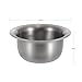 Anself Stainless Steel Shaving Brush Bowl