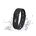 Produktbild Surwin T5 Smart Watch Bluetooth SmartWatch Wasserdicht Smart Armband für Android iOS Phone Fitness Tracker - Schwarz