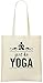 Produktbild Mach einfach Yoga - Just Do Yoga Custom Printed Shopping Grocery Tote Bag 100% Soft Cotton Eco-Friendly & Stylish Handbag For Everyday Use Custom Shoulder Bags