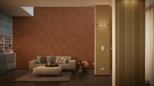 A.S. Création Tapete Bohemian, Mustertapete, klassisch, orientalisch, braun, metallic, rot, 945334 - 2
