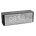 Produktbild Radiowecker mit UKW Funk, kabelloser Lautsprecher für Schlafzimmer mit 8 Zoll LED-Bildschirm Snooze Sleep Timer Dimmer USB Anschluss Thermometer Display TF AUX Micro SD Weit kompatibles Modell S1