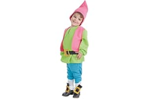 Creaciones Llopis - Disfraz de enanito para bebe hasta 18 meses, color verde, talla única