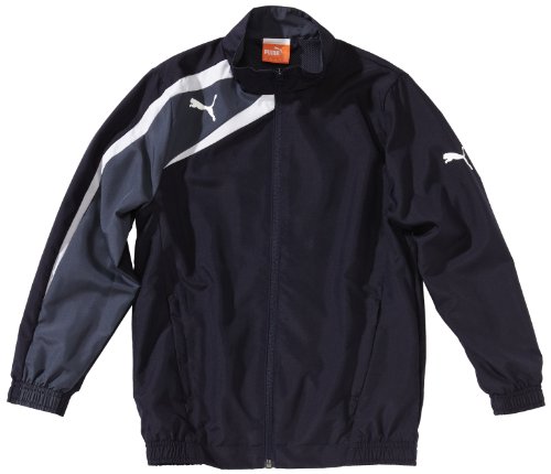PUMA Kinder Jacke Spirit Woven Jacket, New Navy/Blue Nights/White, 176, 653584 06