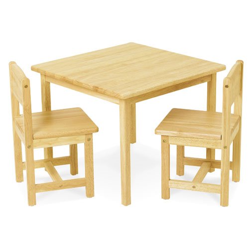 Kidkraft Aspen Table And Two Chair Set - Natural