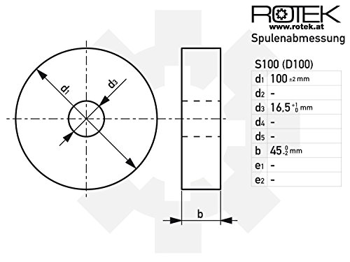 Rotek MIG Schweißdraht zum Aluminium Schweißen AlMg5 – 0,8mm auf S100 Spule, 0,5kg - 2