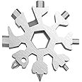 18 in 1 Snowflake Multitool,Outdoor Travel Camping Adventure Snowflake Tool,Husband, Grandpa, Unique Dad Stocking Stuffers.Mens Stocking Stuffers for Christmas Best Stocking Stuffer Ideas