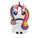 Produktbild LG K8 2017 Hülle, Handyhülle LG K8 2017, TPU dauerhaft Case Staub Rutsch kratzfest (3D Cartoon Einhorn unicorn Rainbow)