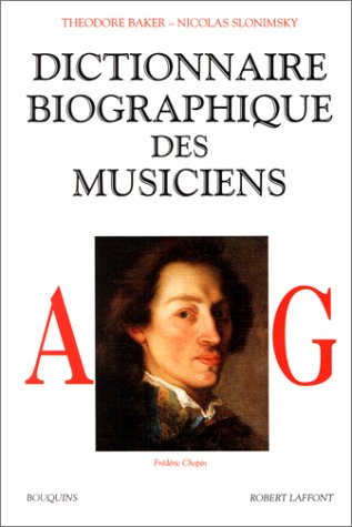 couverture de : Dictionnaire biographique des musiciens