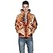 Produktbild Tianwlio Damen Lässige Langarmshirt Hoodie Pullover Herren Winter Weihnachten Langarm Mit Kapuze Mantel Pullover Outwear Tops Bluse Mehrfarbig M
